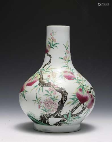 Chinese Imperial Famille Rose Vase, Guangxu Period