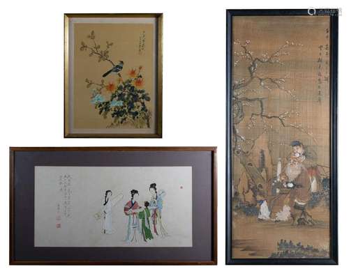 Group of 3 Chinese Paintings