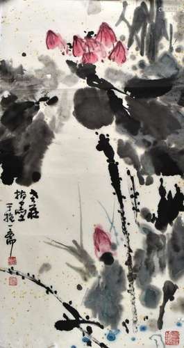 Group of 6 Chinese Paintings, Zhuangshu Hong