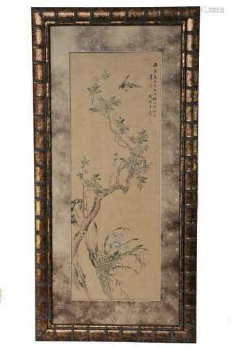 Painting of Flowers & Birds, Wen Luo (1790 - 1849)