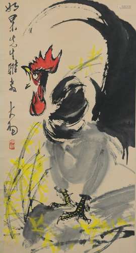 Painting of a Rooster by Chen Dayu (1912-2001)