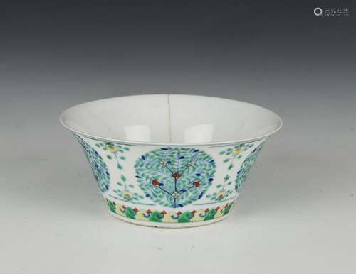 Chinese Imperial Doucai Bowl, Jiaqing Period