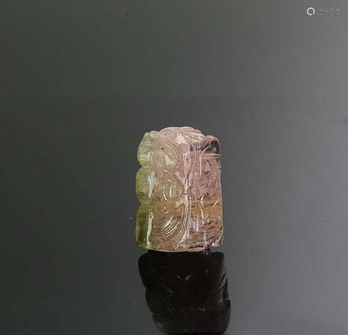 Chinese Tourmaline Carving, 19th Century