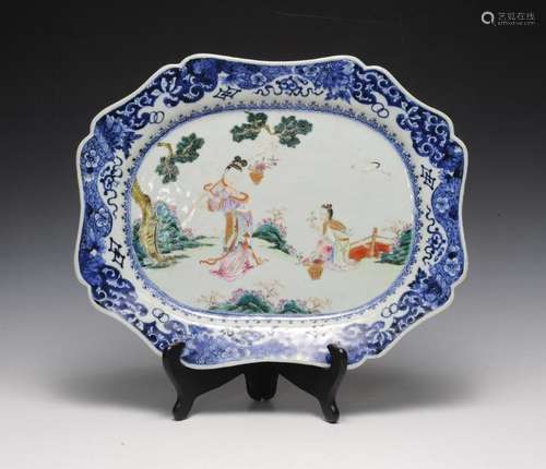 Chinese Porcelain Platter, 18th Century