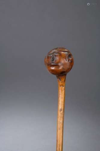 Casse tête anthropomorphe | Zulu Bois sculpté d'un...