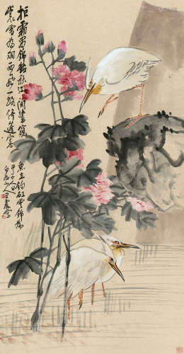 吴湖帆（1894～1968） 行书七言联 对联 纸本