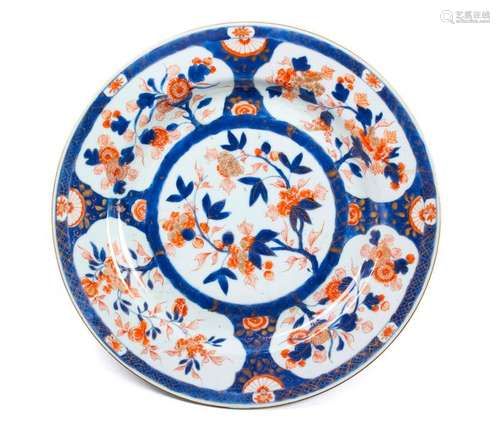 A LARGE ‘IMARI’ DISH China, Kangxi period 5 x 36 c...