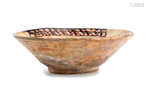 A PAINTED BOWL Iran, Nishapur, 10th century 5 x 18...