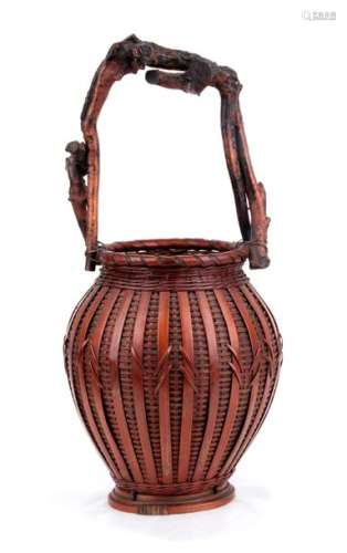 A BAMBOO BASKET Japan, late 19th – early 20th cent...
