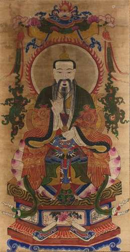 ANONIMOUS ARTIST China, Qing dynasty Chinese god I...