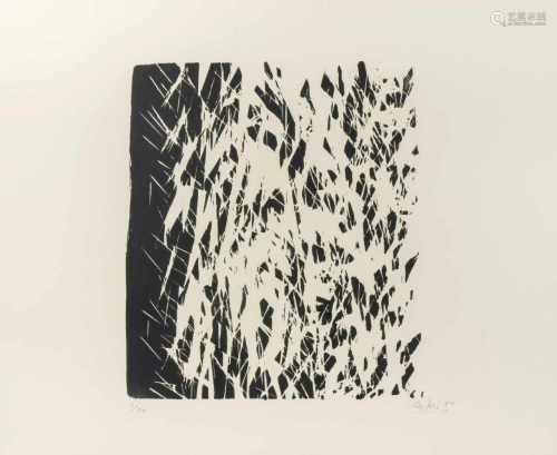 Uecker, Günther(Wendorf 1930)Ohne Titel. 1984. Lithographie. 2/20. Unten rechts in Bleistift