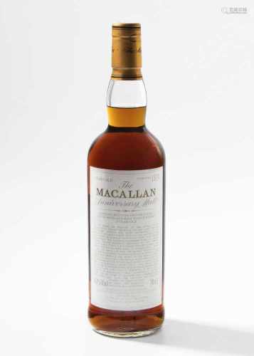 The MacallanAnniversary Malt 25 year old. Single Highland Scotch Whisky. 1 Flasche.