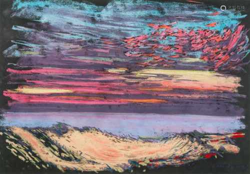 Peltenburg-Brechneff, Christian(Watsa 1950)East Hampton. Dune Painting. 2002. Pastell auf