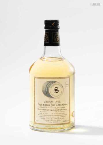 Glenglassough1976 distilled bottled 2004 Signatory Vintage. Single Highland Scotch Whisky.