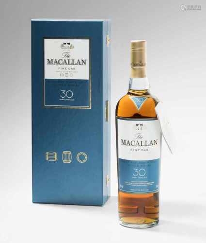 The Macallan30 Jahre. Single Malt Highland Scotch Whisky. Fine Oak Triple Cask. 1 Flasche in