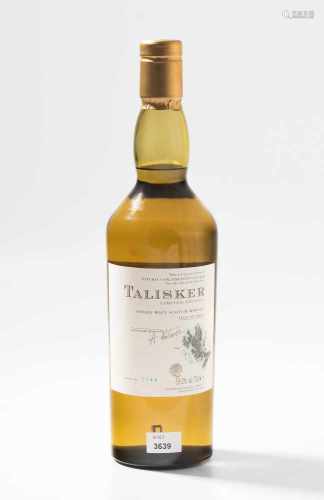 TaliskerSingle Malt Scotch Whisky. Limited Edition bottle Nr. 3588. Bottled in Distillery 2003. 1