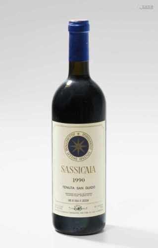 Sassicaia1990. Tenuta San Giorgio. Marchesi Incisa della Rocchetta. 1 Flasche.
