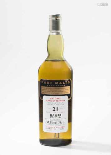 Banff1982. Single Malt Scotch Whisky 21 year aged. Natural Cask Strength Limited Edition.