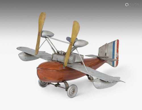 Bing-AmphibienflugzeugDeutschland, um 1930, für den französischen Markt. Firmensignet 