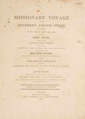 Wilson, J. F.A missionary voyage to the southern Pacific Ocean performed in the years 1796, 1797,