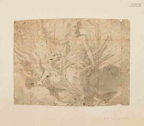 Canuti, Domenico Maria(1625 Bologna 1684) ZugeschriebenZeus auf den Schwingen des Adlers.