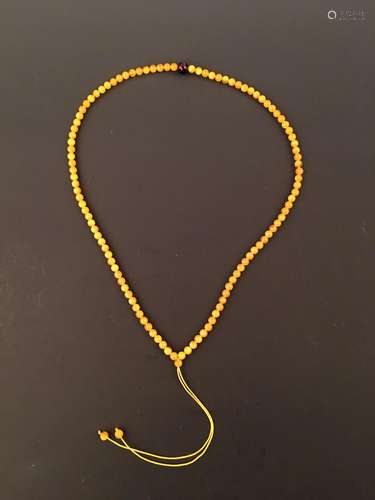 Chinese Honeybee Ameber Necklace