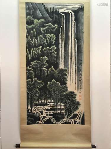 Chinese Hanging Scroll of Landscapes