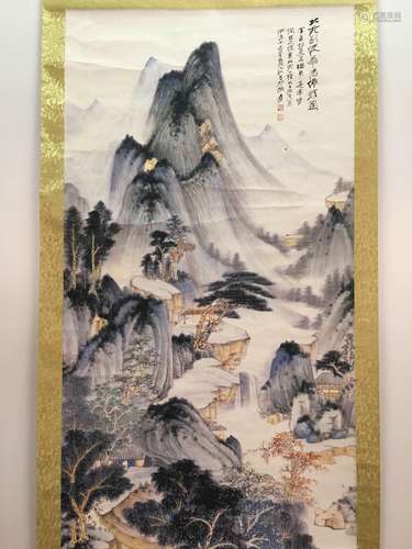 Chinese Hanging Scroll of Landscape