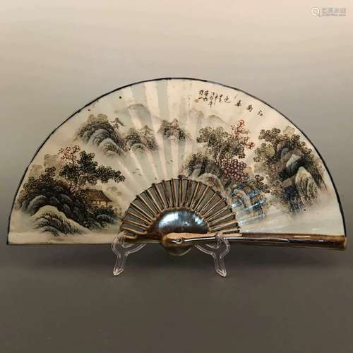 Chinese Porcelain Fan