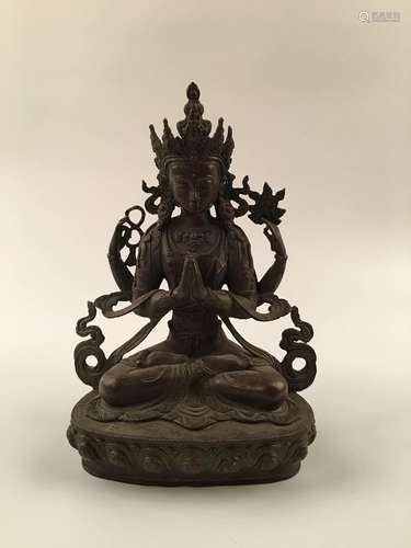 Chinese Bronze Buddha