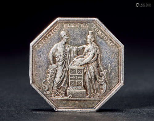 1807年 法兰西银行纯银代用币