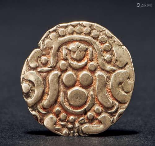 1115年 古印度张德拉王朝吉祥天女金币