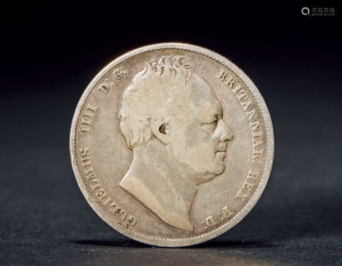 1836年 英国威廉四世半克郎大银币