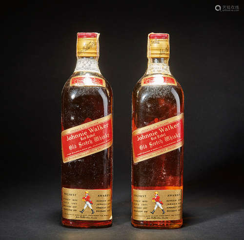 80年代 Johnnie Walker 特级威士忌 二瓶