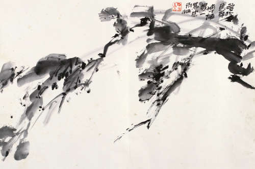 宋雨桂（1940～2017） 花卉 画片 水墨纸本