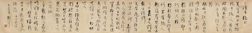 林散之（1898～1989） 草书论书绝句 水墨纸本 手卷