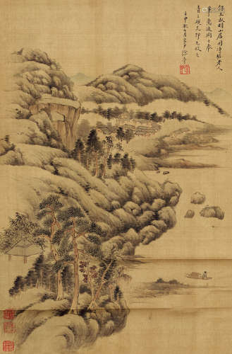 徐邦达（1911～2012） 山居图 设色绢本 立轴
