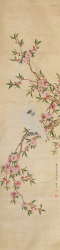 陈之佛（1896～1962） 花鸟 设色绢本 立轴
