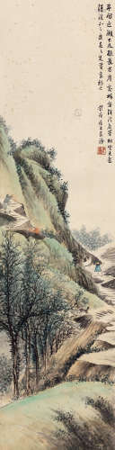 林纾（1852～1924） 青山春趣图 设色纸本 立轴