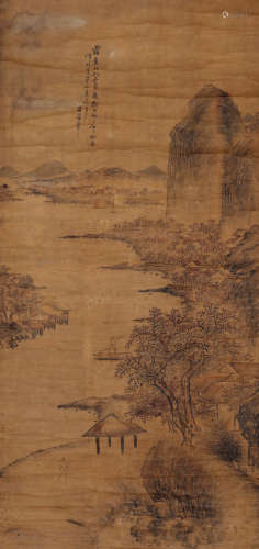 王翚（1632～1717） 霜叶红于二月花 设色绢本 立轴