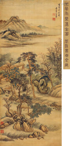 王翚（1632～1717） 秀野草堂图 设色绢本 立轴
