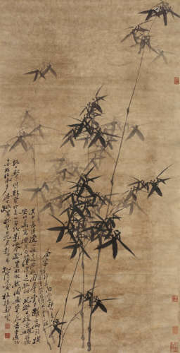 郑板桥（1693～1765） 墨竹 水墨纸本 立轴