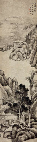 戴熙（1801～1860） 冬岭凝云 水墨纸本 立轴