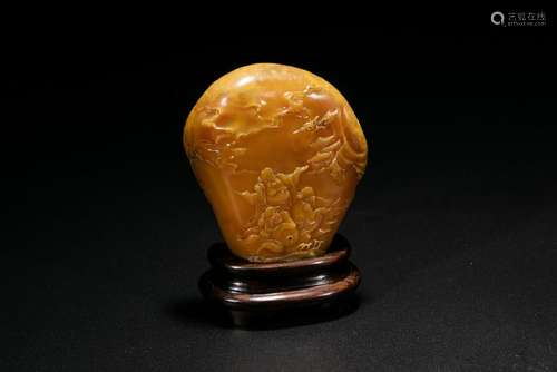 A Tianhuang Carved 'Figure' Seal