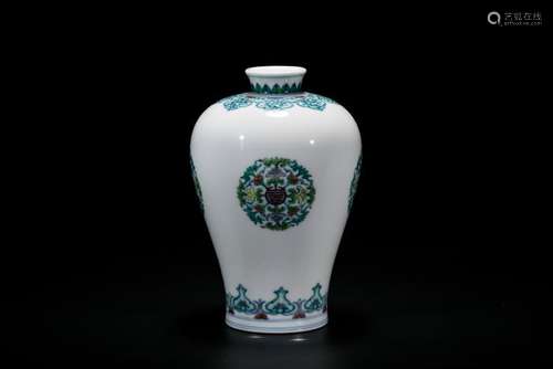 A Rare Doucai 'Flower' Vase