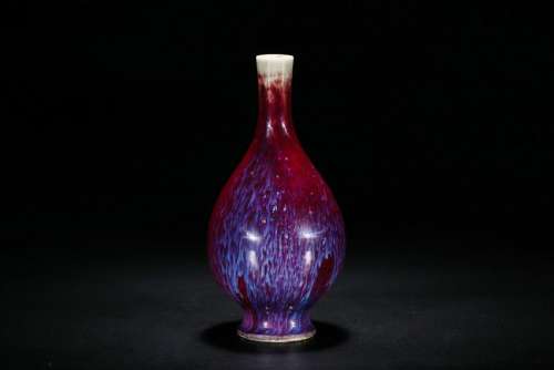 A Fine Flambé-Glazed Vase