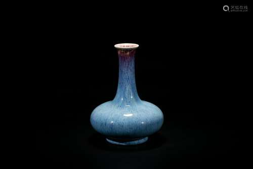 A Rare Flambé-Glazed Vase