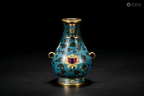 A Cloisonne Enamel 'Flower' Vase