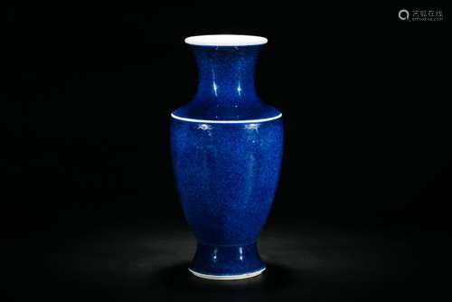 A Fine Blue-Glazed Vase