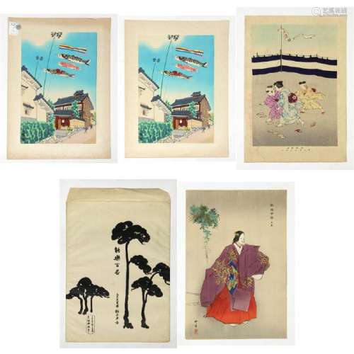 Japanese Woodblock Prints, Kogyo, Kotozuka